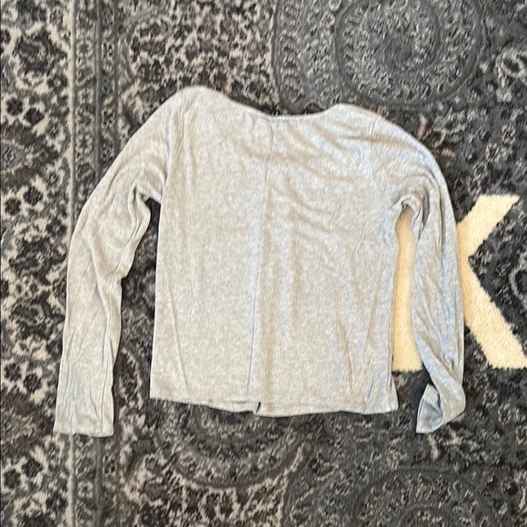 Art Class Light Gray Kids Blouse - Picture 3 of 3